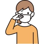 Woman Rubbing Her Eyes SVG Icon